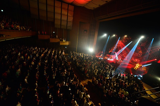 「GLAY LIVE TOUR 2014 TOHOKU」の様子。