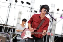 赤色のグリッター