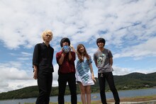 赤色のグリッター