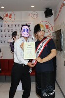 「一日宣伝部長任命式」の様子。