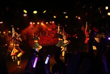 「CUPNOODLE presents でんぱ組.incスペシャルライブ～2014年ボクらは、FUJIYAMAのある国で現代のSAMURAIと出会う！～」東京・渋谷CLUB QUATTRO公演の様子。