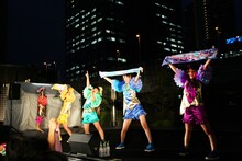 たこやきレインボー「第2カンパイ会：絶唱！なにわで生まれた少女たち発売記念やで♪」の様子。