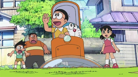 「地底100マイルちょっとの大作戦」のワンシーン。 (c)藤子プロ・小学館・テレビ朝日・シンエイ・ADK