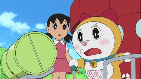 「地底100マイルちょっとの大作戦」のワンシーン。 (c)藤子プロ・小学館・テレビ朝日・シンエイ・ADK