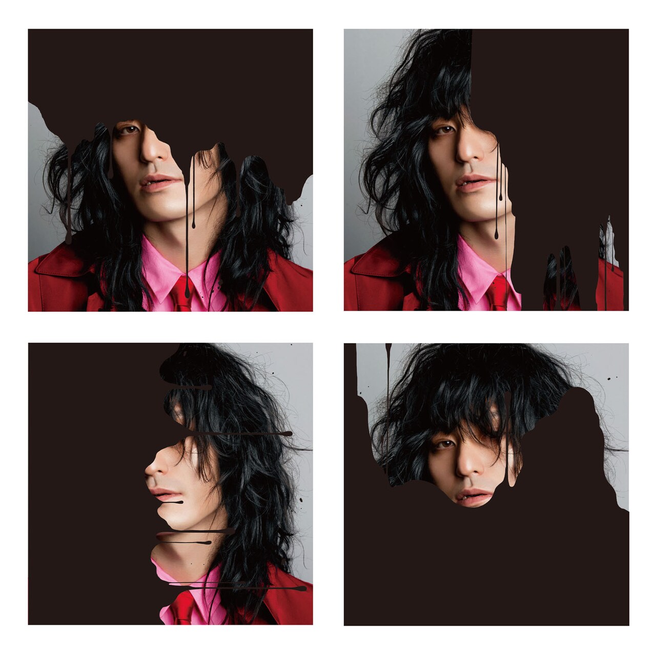 ドレスコーズ「Hippies E.P.」初回プレス分ジャケット4種類。