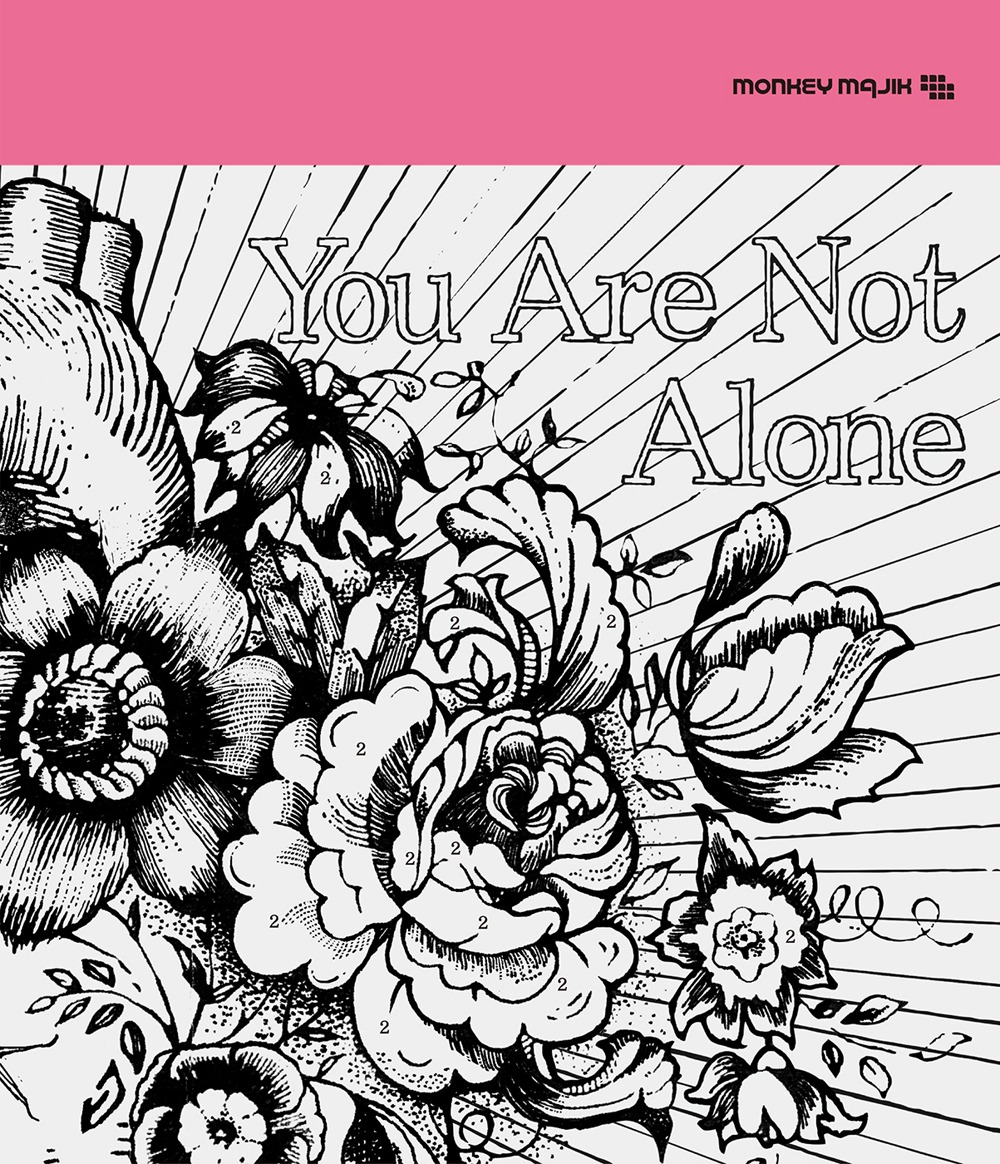 MONKEY MAJIK「You Are Not Alone」CD盤ジャケット