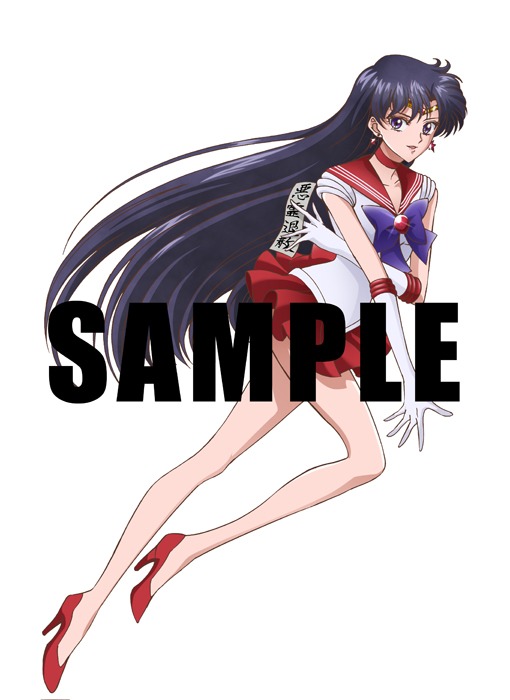 「アニメ『美少女戦士セーラームーンCrystal』Blu-ray【初回限定豪華版】第1巻」アニメガ・文教堂特典グッズのイラスト。