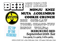 「NEW DECADE」フライヤー