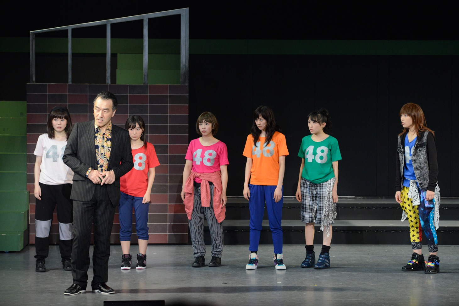 「AKB49～恋愛禁止条例～」ゲネプロの様子。 (c)元麻布ファクトリー・宮島礼史 / 講談社(c)AKS