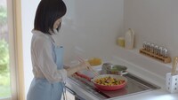 Panasonic、エコソリューションズのCM「リフォーム太陽光編」のワンシーン。