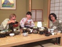 「くるり SPECIAL『旅くるり』」収録中の様子。