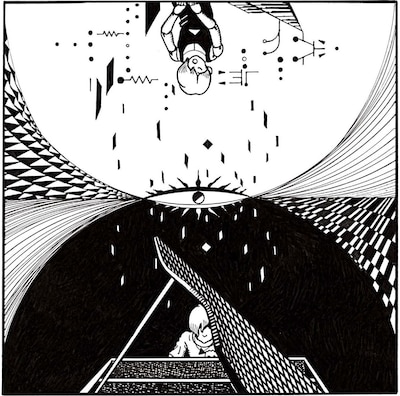 TeddyLoid「BLACK MOON RISING」ブックレットのアートワーク。(c)Miho Satake