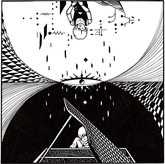 TeddyLoid「BLACK MOON RISING」ブックレットのアートワーク。(c)Miho Satake