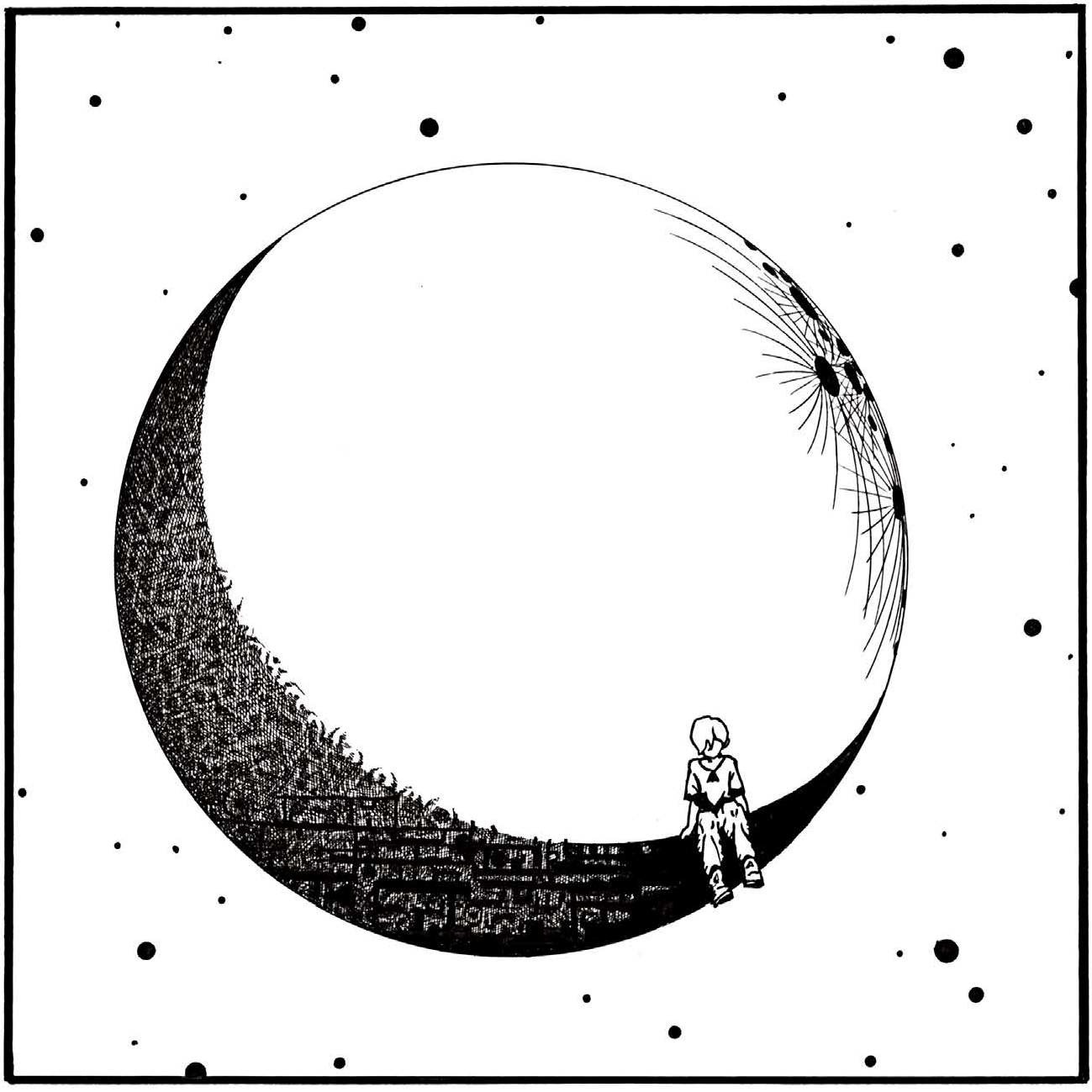 TeddyLoid「BLACK MOON RISING」ブックレットのアートワーク。(c)Miho Satake