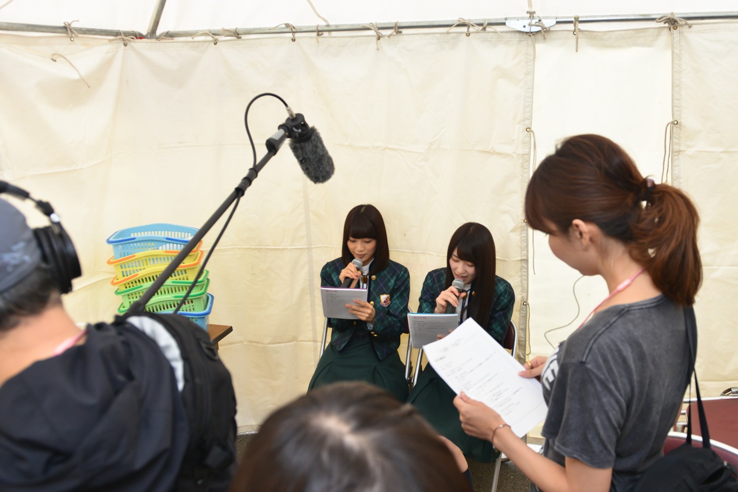 「ソニレコ！暇つぶしTV 祝★1周年記念！ワクドキの公開収録！ IN 富士急ハイランド」の様子。