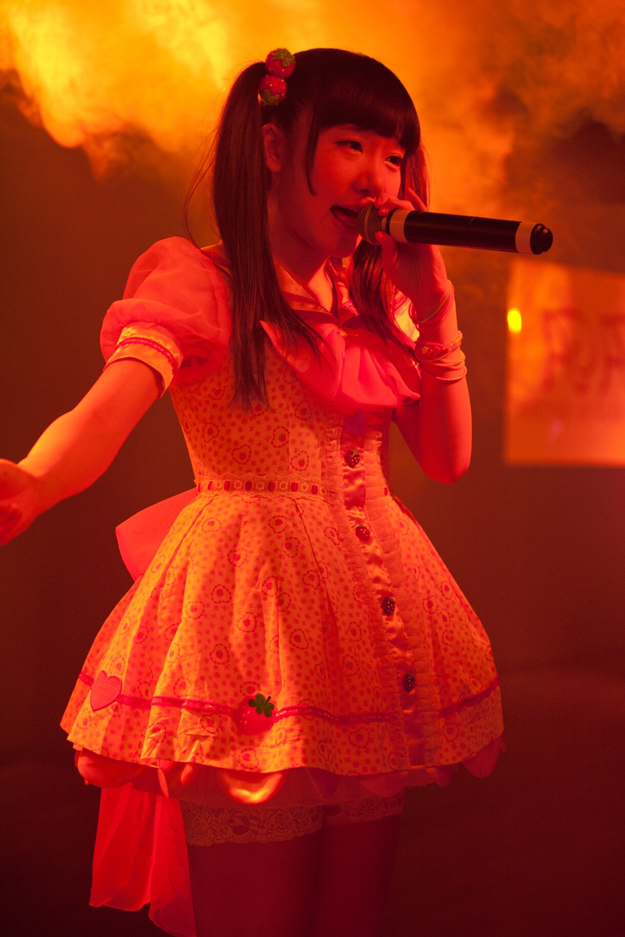 苺りなはむ単独公演の様子。