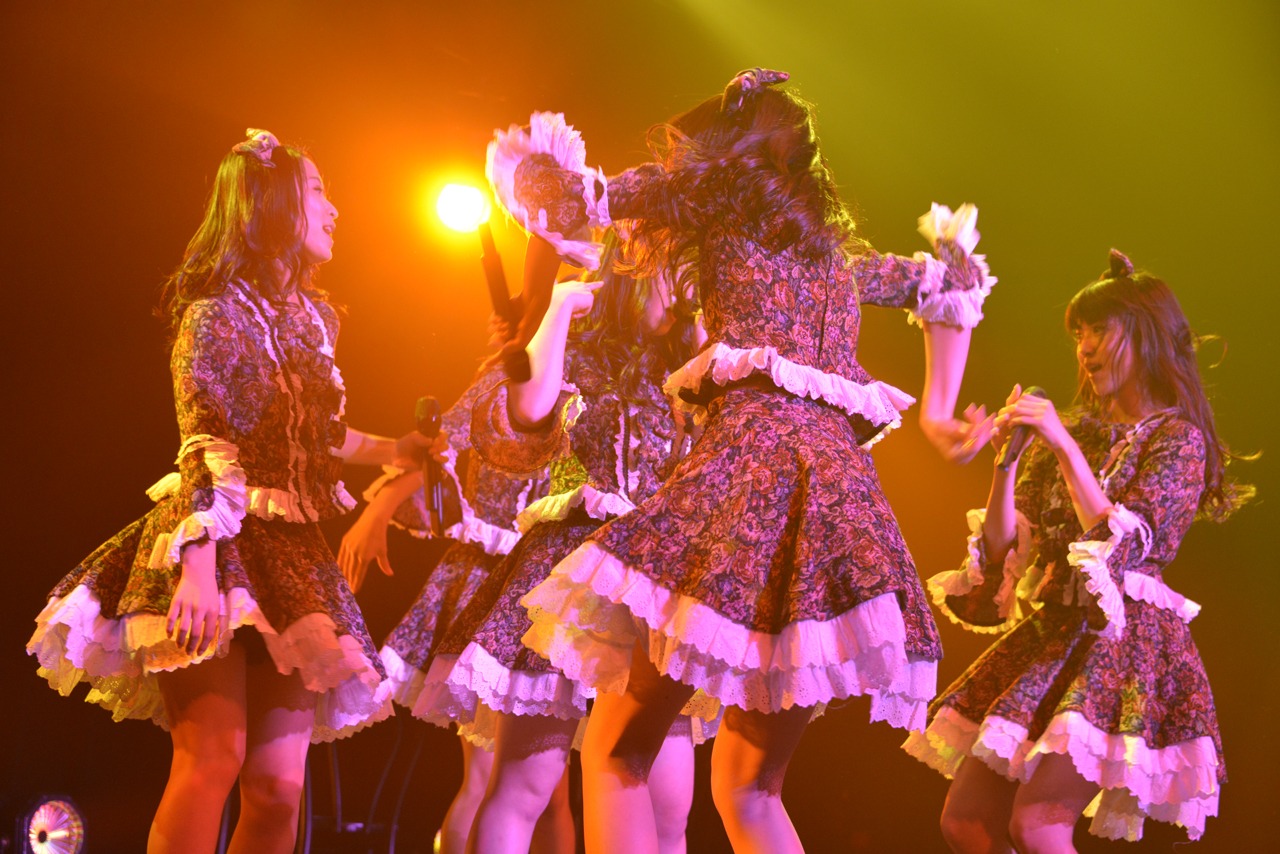 「東京女子流 TGS Discography in September（3rd Album「約束」より）」の様子。