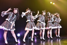 「東京女子流 TGS Discography in September（3rd Album「約束」より）」の様子。