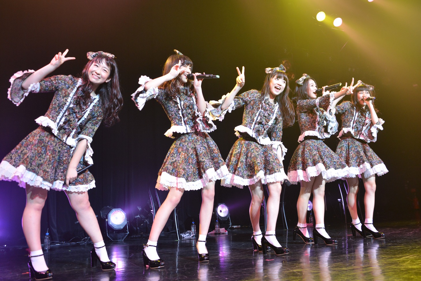 「東京女子流 TGS Discography in September（3rd Album「約束」より）」の様子。