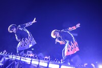 左から早乙女光（Dance & Scream）、綾小路翔（Dragon Voice）。（撮影：釘野孝宏）