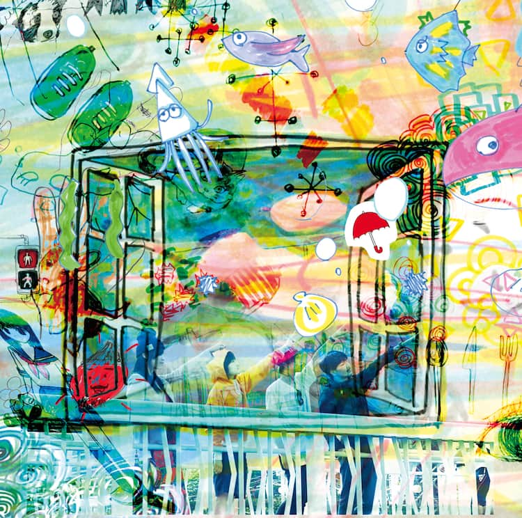 きのこ帝国、新作ジャケはメンバー描き下ろし - 音楽ナタリー