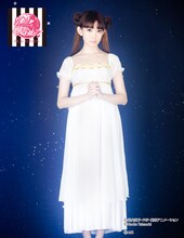 「セーラームーンなりきりドレス　プリンセスセレニティ」を着用した小嶋陽菜。
