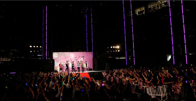 「ミダレテミナ」発売記念ライブを行った2PM。