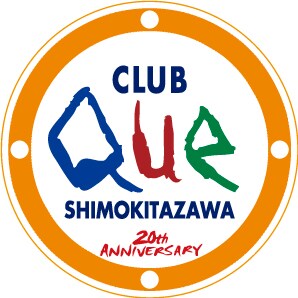 「下北沢CLUB Que 20周年」ロゴ