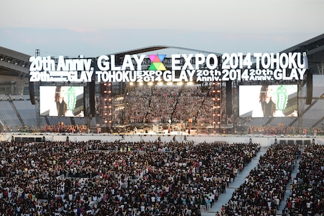 GLAY「GLAY EXPO 2014 TOHOKU」の様子。