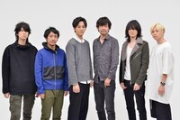 左から増川弘明、升秀夫、松坂桃李、山崎貴、藤原基央、直井由文。（c）古溪一道