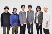 左から増川弘明、升秀夫、松坂桃李、山崎貴、藤原基央、直井由文。(c)古溪一道