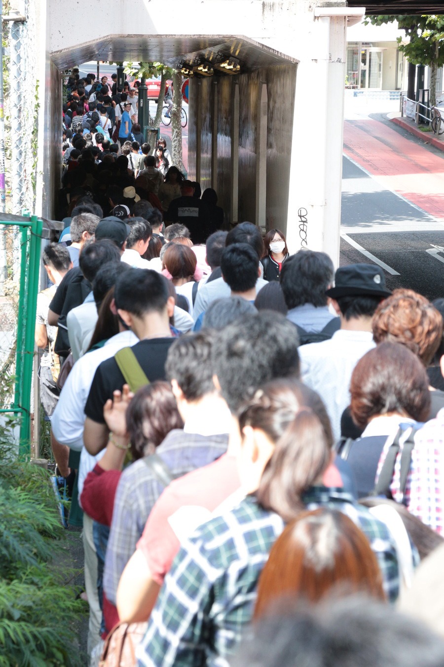 タワーレコード渋谷店の「Perfume Day」の様子。