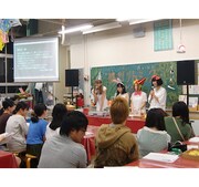 赤い公園「『猛烈リトミック』試聴会~山派?川派?~」の様子。