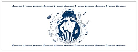 「T-Palette感謝祭 2014」会場限定手ぬぐい見本