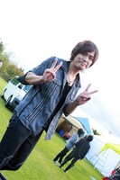 「カムバック・サーモン2014 "男の遡上フェスティバル"」バックヤードの様子。