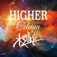 KSUKE「HIGHER feat. CELEINA」ジャケット