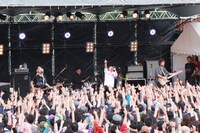 怒髪天「カムバック・サーモン2014 "男の遡上フェスティバル"」の様子。