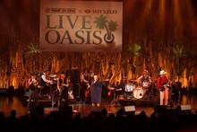 「J-WAVE×HOT STUFF “LIVE OASIS”」でのEGO-WRAPPIN' AND THE GOSSIP OF JAXX。 （撮影：仁礼博）