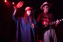 「J-WAVE×HOT STUFF “LIVE OASIS”」でのEGO-WRAPPIN'。 （撮影：仁礼博）