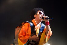 「J-WAVE×HOT STUFF “LIVE OASIS”」でのレキシ。 （撮影：仁礼博）