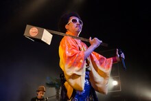 「J-WAVE×HOT STUFF “LIVE OASIS”」でのレキシ。 （撮影：仁礼博）