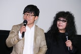 左からさかいゆう、吉田美奈子。