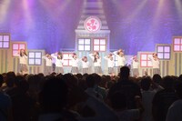 さくら学院「夜公演ファストパス争奪戦 さくら学院 2014年度 秋学期試験」の様子。