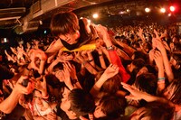 ヤマサキセイヤ（Vo, G / キュウソネコカミ）（Photo by Kazumichi Kokei）