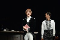 ミュージカル「虹のプレリュード」公開舞台稽古の様子。