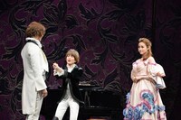 ミュージカル「虹のプレリュード」公開舞台稽古の様子。