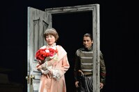 ミュージカル「虹のプレリュード」公開舞台稽古の様子。