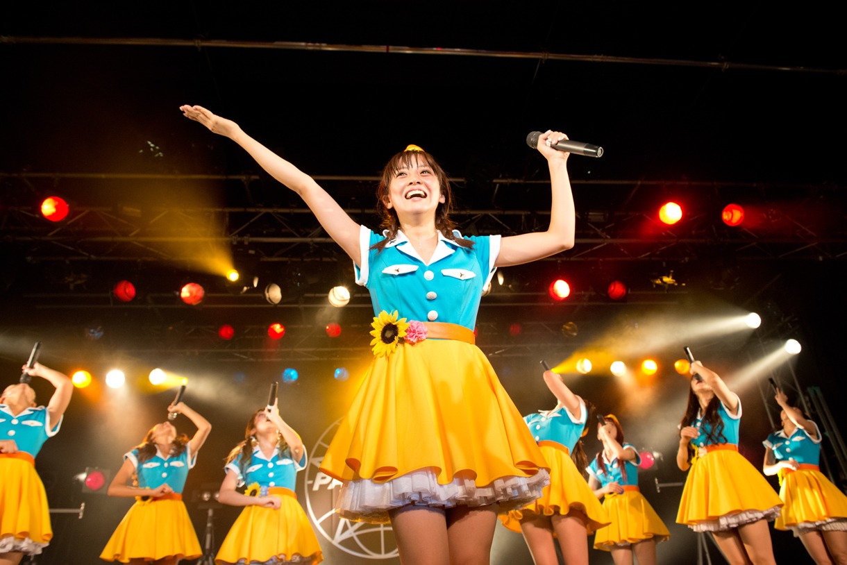 PASSPO☆ COUNT UP Tour 2014 中編「めざせ高度10,000超え 私たちなんてったってアイドル」第2部フライトの様子。