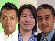 左から野本晶、孫龍活、谷口元。