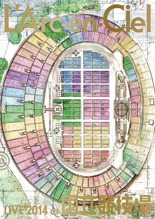 L'Arc-en-Ciel「L'Arc-en-Ciel LIVE 2014 at 国立競技場」ジャケット